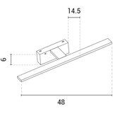  LED osvetljenje za ogledalo SOPHI LED/10W/230V 3000K sjajni hrom | Eponuda.com