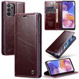 INORCO Ovitek za telefon Crossbody za Samsung Galaxy A52 4G/5G/A52s 5G, PU usnje + TPU držalo za kartico z zadrgo, pokrov s stojalom, (22036089) Cene