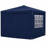 Lean Toys Vrtni paviljon, komercialni šotor s 4 stranskimi stenami, modra, 3x3 m | Shoptok.si