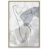  Slika - Resting Muse (1 Part) Vertical 60x90 U prirodnom drvenom okviru | shoptok.hr