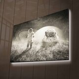 Wallity Zidna slika sa LED rasvjetom NASA-015, 45x70 cm | Eponuda.ba