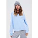 Marisse WOMEN'S SWEATSHIRT Z-BL-4807 L.BLUE Cene