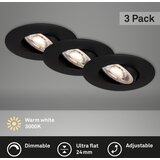 BRILONER Komplet 3x prigušiva LED kupatilska svetiljka LED/4,9W/230V IP23 | Eponuda.com