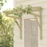 Maison Chic Nadstrešek - Senčniki za vrata 100x100x80 cm impregnirana trdna borovina, (22039982) | Shoptok.si