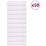 vidaXL Brisače za roke 50 kos bela 50x100 cm 360 g/m² 100% bombaž | Shoptok.si