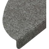  Samoljepljivi otirači za stepenice 15 kom 56x17x3 cm sivi | shoptok.hr