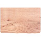 Stolna ploča svjetlosmeđa 60x40x(2-6) cm tretirana hrastovina | shoptok.hr