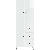  Set ormara 2 kom. Bijela visokog sjaja Konstruirano drvo | shoptok.hr