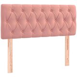 Box spring krevet s madracem ružičasti 90x200 cm baršunasti | shoptok.hr