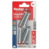 Fischer Vložek za vdolbine DuoHM (Ø x Do: 10 x 55 mm, Kovina, 4 kos, M 5) | Shoptok.si