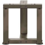  Noge za stolić T-oblika 2 kom prirodni čelik 30x25x(30-31)cm | shoptok.hr