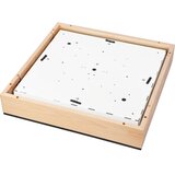  plafonsko svetlo natural square 4xE27/15W/230V 48x48 cm borovina/crna | Eponuda.com