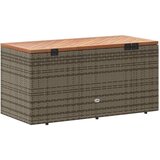  Vrtna kutija za pohranu siva 110x50x54 cm od poliratana i drva | shoptok.hr