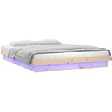  Posteljni okvir 135x190 cm trden les, (20905039) | Shoptok.si