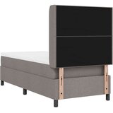 Box spring krevet Sivo-smeđa 100 x 200 cm tkanina | shoptok.hr