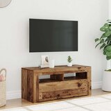 TV ormarić LED boja staro drvo 90x35x40 cm konstruirano drvo | Eponuda.ba