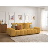 Bobochic Paris Gorčično rumena sedežna garnitura iz šenilje 278 cm Everest – | Shoptok.si