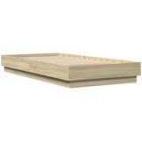 Okvir kreveta s LED svjetlima boja hrasta sonome 75 x 190 cm | shoptok.hr