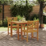 vidaXL set za objedovanje u vrtu od 3 dijela od masivnog drva akacije | shoptok.hr