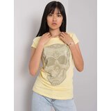 ex moda T-shirt-EM-TS-ES-21-532.18-light yellow | Shoptok.si