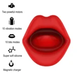 SIENA TRIPLE PLEASURE VIBRATING + BITING