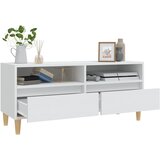 TV ormarić bijeli 100 x 34,5 x 44,5 cm od konstruiranog drva | Eponuda.com
