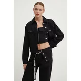 Karl Lagerfeld Jeans jakna ženska, črna barva, 236W1408