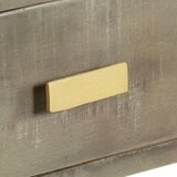  Konzolni stol od masivnog drva manga sivo-mjedeni 110x35x76 cm | shoptok.hr