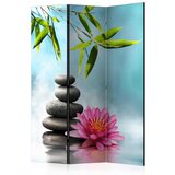 Artgeist Paravan Water Lilly And Zen Stones, 3-Delni, Dvostranski | Shoptok.si
