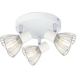 Fly Plafonska Lampa Bela Hrom 1 3x40W E14 | ePonuda.com