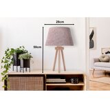  Duolla - Stolna lampa BOUCLE 1xE27/15W/230V prečnik 28 cm braon/drvo | Eponuda.com