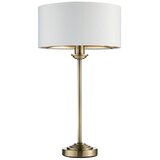  Endon 104054 - Stona lampa HIGHCLERE 1xE14/7W/230V bela/mesing prečnik 25 cm | Eponuda.com