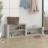 vidaXL Ormarić za cipele boja betona 150x35x45 cm konstruirano drvo Cijene