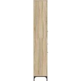 vidaXL Visoka kopalniška omara z vrati sonoma hrast 31.5 x 33 x 190 cm | Shoptok.si