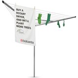 Brabantia Vrtno stojalo za sušenje perila v srebrni barvi 30 m Essential – | Shoptok.si