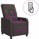  Krevetna stolica za masažu Tamno smeđa Tkanina | shoptok.hr