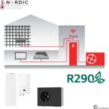 LG Monoblok HM071HF.UB40 + HN1639HC.NK0 hidro enota z grelcem, Toplotna črpalka 7kW (R290) - | Shoptok.si