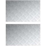 vidaXL Siva Guma 80 x 50 x 0.3 cm Gumeni Stepenički Gazi Pravokutni | shoptok.hr