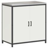 vidaXL Set za kuhinjsku pohranu 3 pcs Bijela 210 x 50 x 92 cm | shoptok.hr