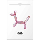  Plakat - Holo-Dog - Colorful Retro Dog 60x90 Bez okvira s margom | shoptok.hr
