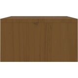  Stojalo za zaslon medeno rjavo 100x27x15 cm trdna bor | Shoptok.si