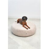 MiaCara bež bouclé podloga za pse ø 70 cm senso pouffe greige s/m | Shoptok.si