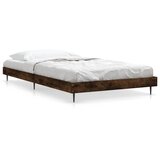 Okvir kreveta bez madraca dimljena boja hrasta 90x200 cm drveni | Eponuda.com
