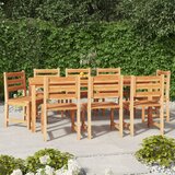  9-dijelni vrtni blagovaonski set od masivne tikovine | Eponuda.com