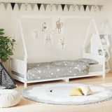  za dječji krevet bijeli 80 x 200 cm od masivne borovine