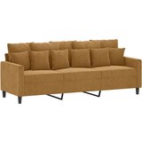  Trosjed s tabureom smeđi 180 cm baršunasti | shoptok.hr