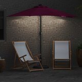  Vrtni suncobran Bordeaux Crvena 294 x 150 x 223 cm | shoptok.hr