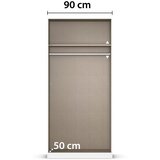 Modern Living Omara Za Oblačila Reflect, Bela | Shoptok.si