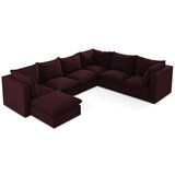 Makamii Bordo kutna garnitura (s desnim kutom/u obliku slova "U") Manao – | shoptok.hr