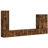  Namestitev na steno 6 pcs Dimljeni oreh - - Rjava - 78.74 - 98 x 31 x 29,5 cm - 2025-vidaXL-Uvoz_2 | Shoptok.si